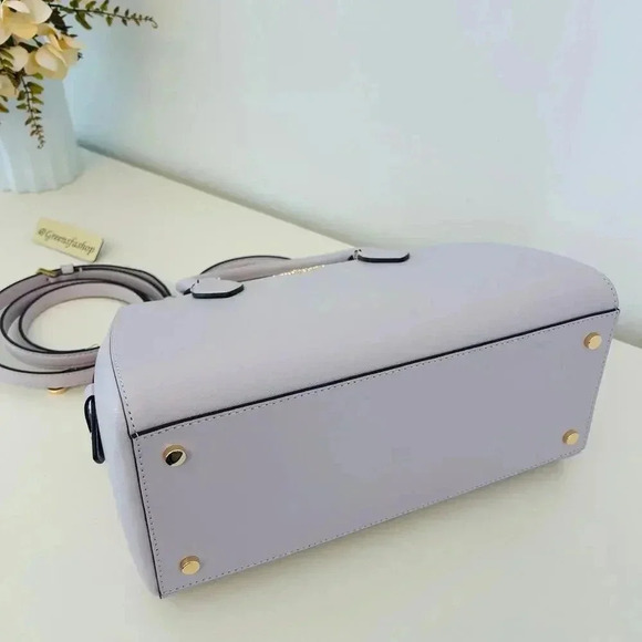 Kate Spade  Madison Large Duffle satchel  Crossbody Bag Pastel Lavender - Picture 7 of 10